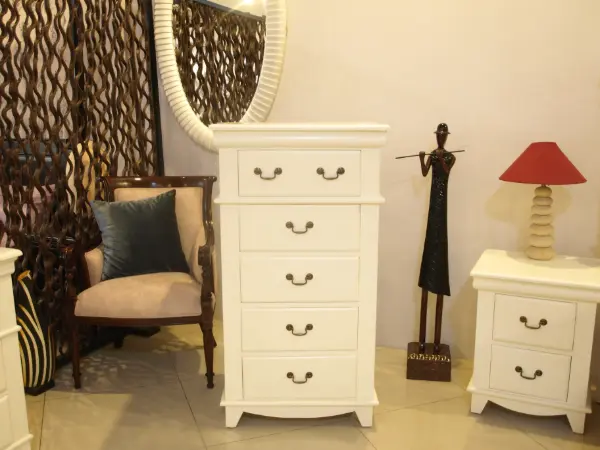 Stylish bedroom sideboard for storage - teak wood