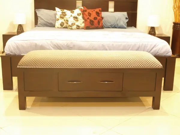 Comfortable stool for dressing table - bedroom seating